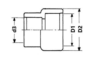 PVC Reduziermuffe
