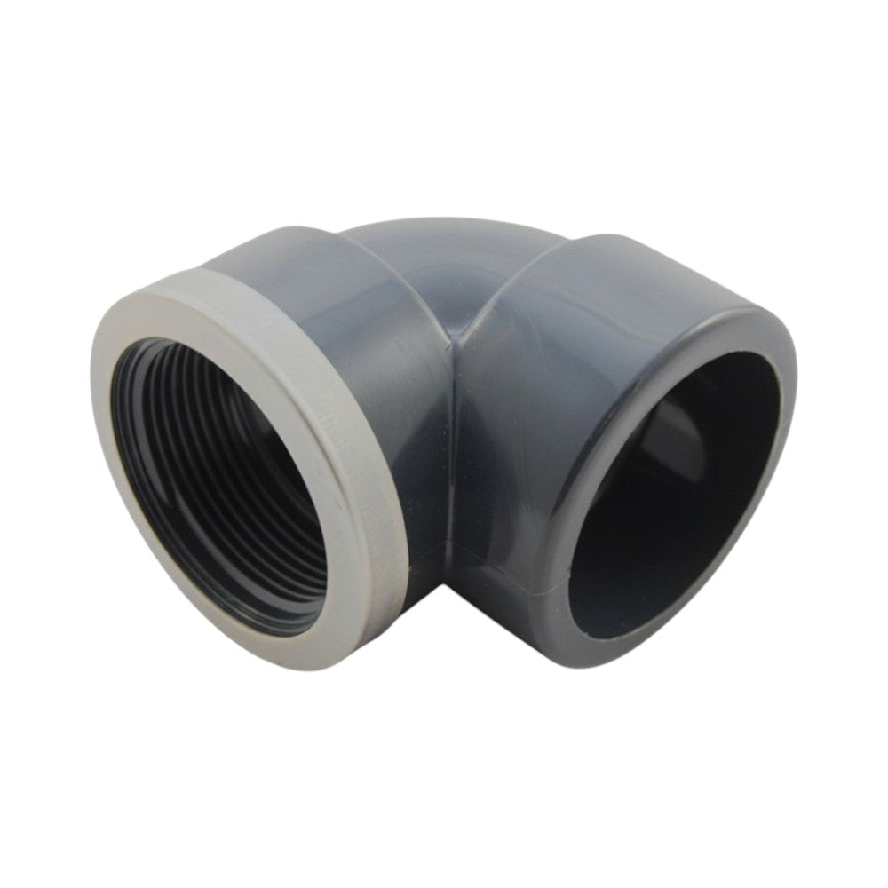PVC-U Winkel 90 Grad Klebmuffe x Innengewinde