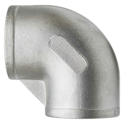 Edelstahl Winkel 90 Grad 2fach Innengewinde