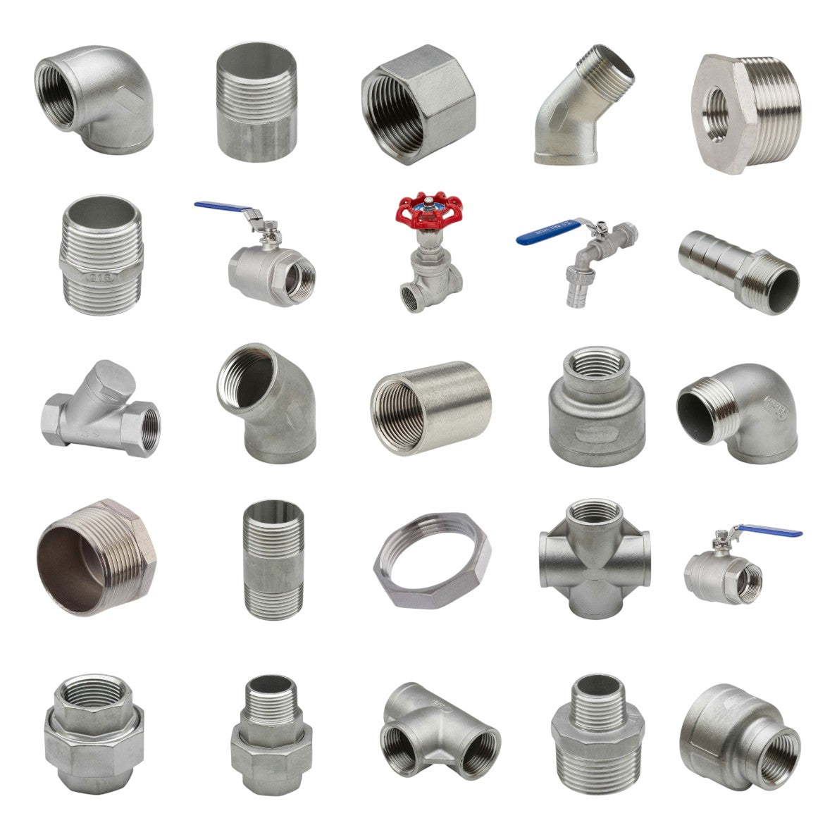 Edelstahl Gewindefittings beim Fitting Werk 24