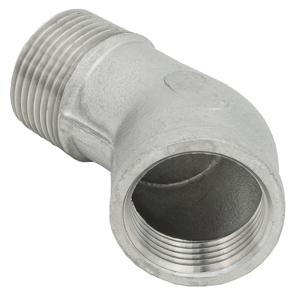 Edelstahl Winkel 45 Grad Außengewinde