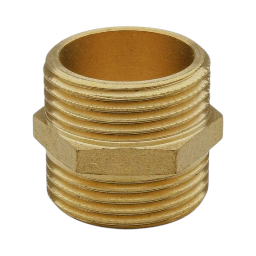 Messing Doppelnippel