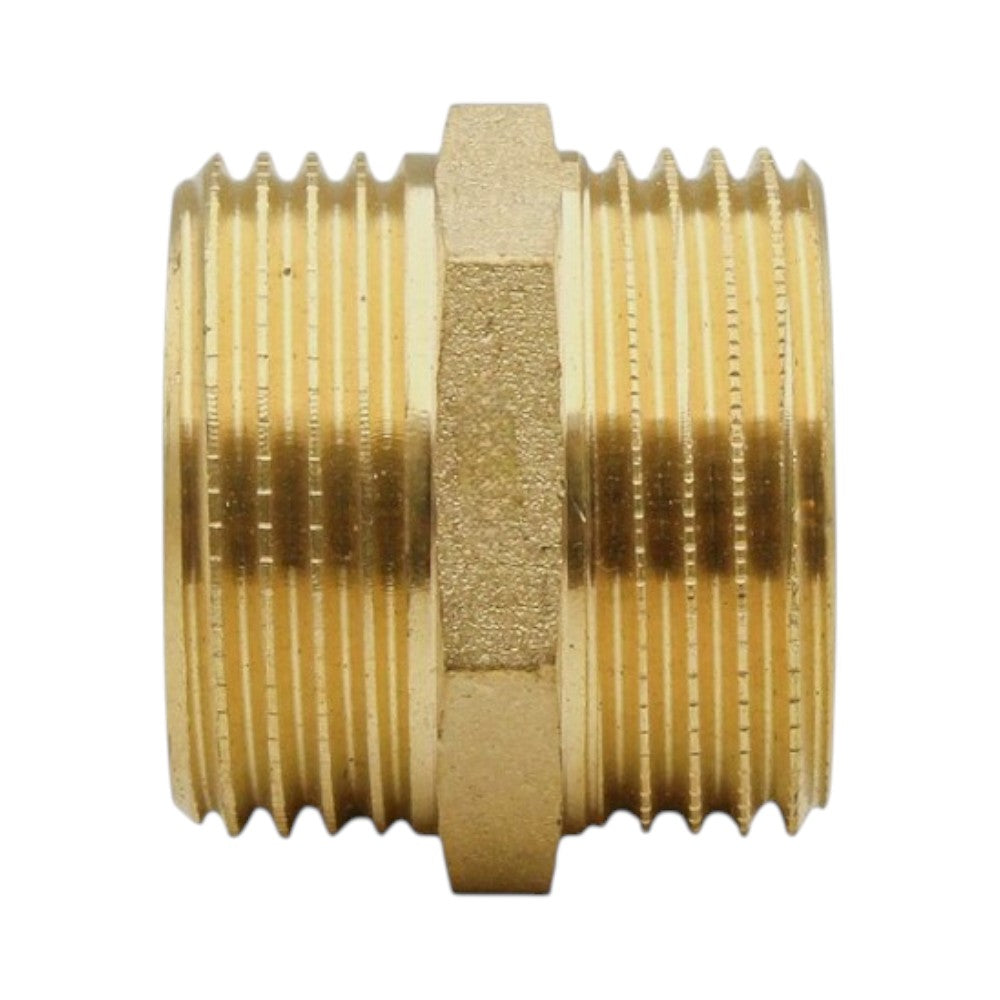 Messing Doppelnippel