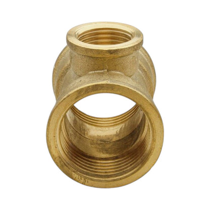 Messing T-Stück mittel Abgang reduziert