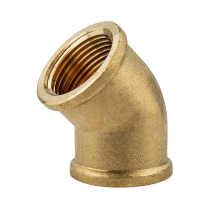 Messing Winkel 45 Grad Innengewinde