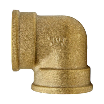 Messing Winkel mit beidseitig Innengewinde