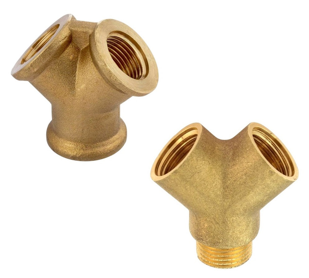 Messing Y-Stücke