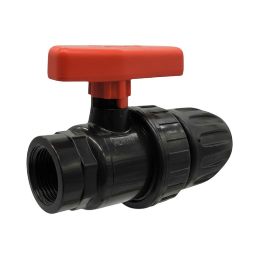 PP Kugelhahn Klemm x Innengewinde für PE Rohr