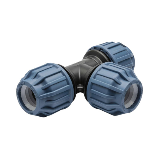 PP T-Stück Klemmverbinder für PE Rohr