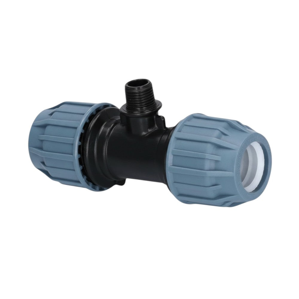 PE T-Stück mit Außengewinde für Bewässerung