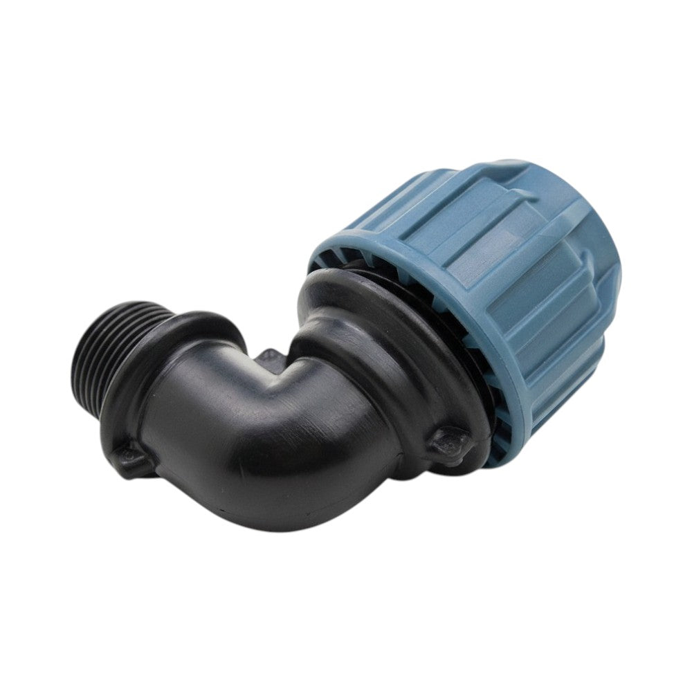 PP Winkel 90 Grad Außengewinde