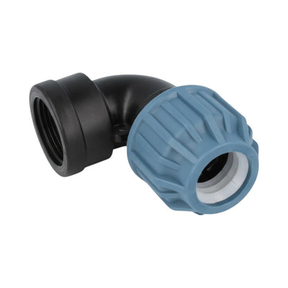 PE Winkel mit Innengewinde für PE Druckrohr