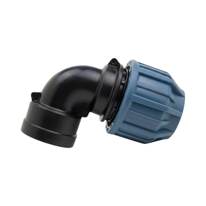 PE Winkel 90 Grad mit Innengewinde für PE Druckrohr