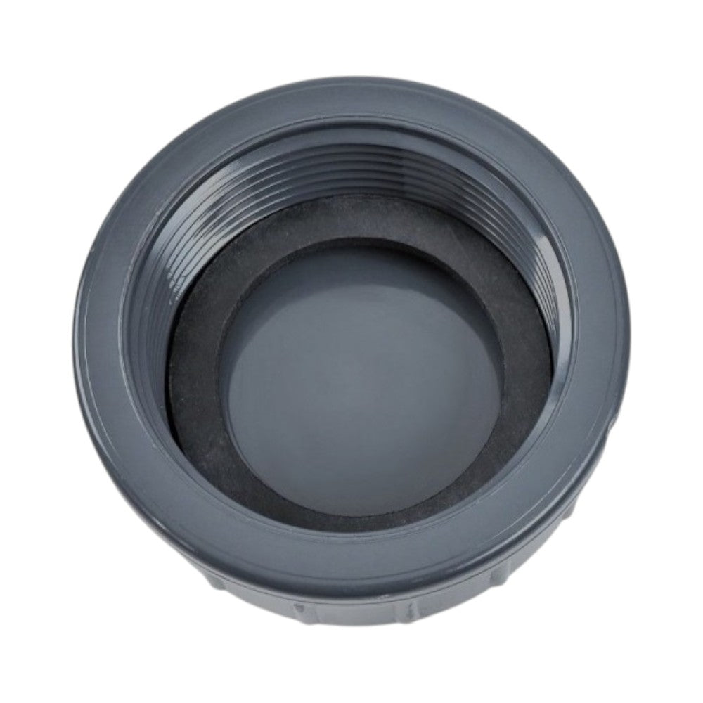 PVC-U Gewindekappe mit Dichtung