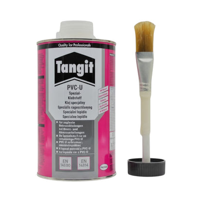 PVC-U Kleber Tangit Dose mit Pinsel 1000 Gramm PVC Kleber Tangit