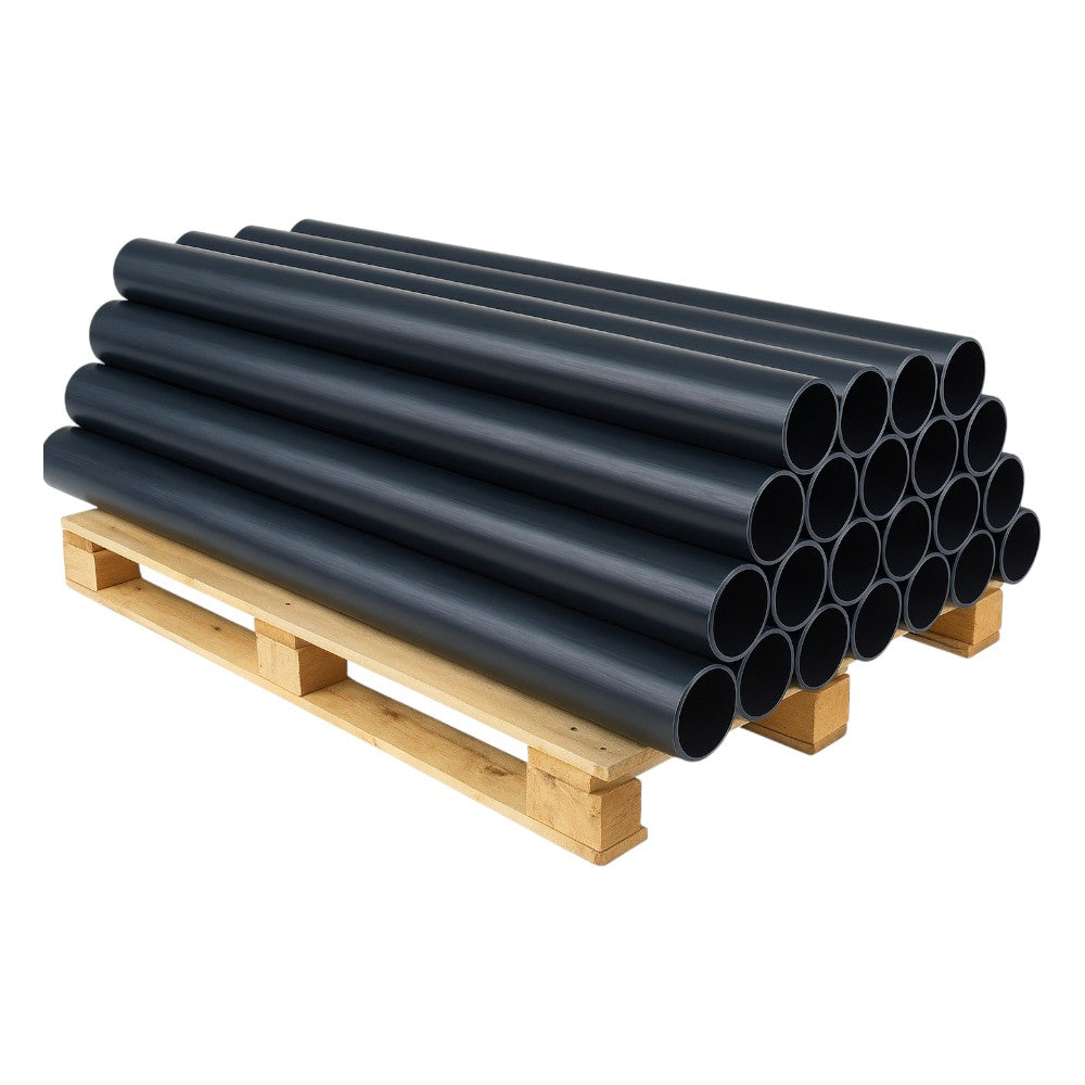 Pvc Rohre PVC Druckrohr Grau | PVC-U Rohr Grau 1 Meter – Fitting Werk 24