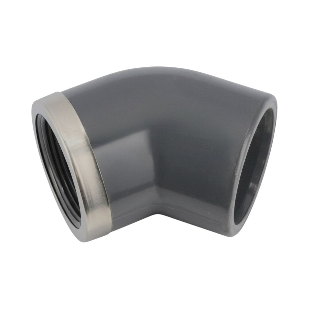 PVC-U Winkel 45 Grad Klebmuffe x Innengewinde